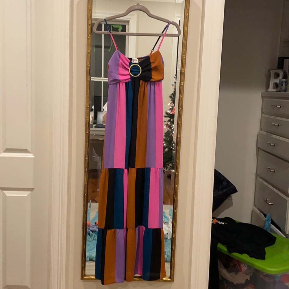SHOW ME YOUR MUMU maxi dress. Size small. Multicolor.